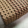 茶系ツートンカラーの石畳編み、その７