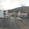 岩手／二戸　馬渕川までの駅前坂道