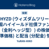 HYZD (ウィズダムツリー 米国ハイイールド社債ファンド（金利ヘッジ型）) の株価 (基準価格) と配当 (分配金) 情報