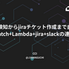 エラー検知からJiraチケット作成まで自動で！CloudWatch+Lambda+Jira+Slackの連携ツール