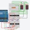 TinkercadによるArduinoシミュレーション34 ~ 7セグディスプレイで2桁表示