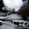 秋田市の雪景色