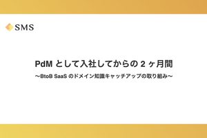 PdM として入社してからの 2 ヶ月間 〜BtoB SaaS のドメイン知識キャッチアップの取り組み〜