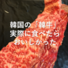 【肉好きが実食】韓国で韓牛を食べてみると和牛とは全く違った美味さがあった 