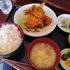油淋鶏定食。ラーメンの柵柵