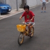自転車の練習