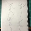 線がコミカルになってきました。9/5・6のクイックスケッチ 継続626日目