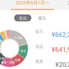 2023年8月分の家計簿公開！！