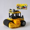 レゴ：ロードローラーの作り方 LEGOクラシック10696だけで作ったよ (説明書、組み換えレシピ)　ローラー車、スムーズローラー、はたらくくるま
