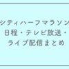 上尾シティハーフマラソン2025の日程・テレビ放送・ライブ配信まとめ