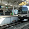 185系特急いしづち　高松駅で