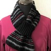 「編み織りコラボ」のミニマフラー…