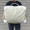 帆布で少し大き目のトランク型バッグのオーダー製作