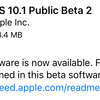 iOS10.1 Public Beta2が利用可能に