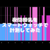 夜間授乳で細切れ睡眠【GARMINスマートウォッチで計測してみる】