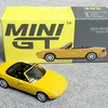 MINI-GT 1/64 マツダ ミアータ MX-5（NA）左ハンドル（サンバーストイエロー）を入手