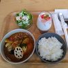 KUBOTA AGURI FRONT CAFEの野菜ごろごろチキンスープカレー＠北広島市Fビレッジ