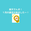 楽天でんき１月分の請求がきたー！結果報告です！