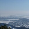 【大小山】雪景色の街並みを眺めに 