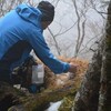 小屋閉めの剣山遊山　初雪