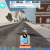 朝のzwift 41.5km 90分