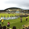 ジュビロ磐田-横浜FC ＠ ヤマハスタジアム / ジュビロ磐田メモリアルマラソン2015に参加した。