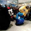 くまモン　　博多マルイに出没