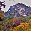 水墨画でみたような岩だよなって／山梨県御岳昇仙峡にて