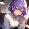 purple hair (紫色の髪) by Animagine XL V3.1