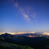 【天体撮影記 第138夜】 鹿児島県・宮崎県 韓国岳山頂から見る夜景と夏の天の川