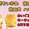 【ご当地ちいかわグッズ】秋田限定 秋田犬 ぬいぐるみキーチェーン「ハチワレ」が登場！（販売場所や通販は？）