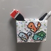 ティッシュの空箱でペン立て作り【廃材工作】