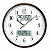 SEIKO CLOCK (セイコークロック) 掛け時計 カレンダー表示 温度表示 湿度表示 電波時計 KX348B