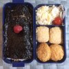 一度こういうのやってみたかったのでピザポテコロポテトフライ弁当。