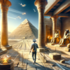 AIで環境を考え、VRで古代エジプトを探索