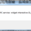 unknown RPC service:widget-interactive-i0…について