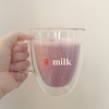 【おうちカフェ】苺ミルクって美味しいよね。