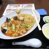 新発田市「ドライブイン七兵衛」の五目あんかけ焼きそば