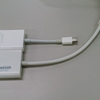 MacLab. Mini Displayport - VGA 変換アダプタ