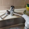 キッチン　水栓　レバーが壊れた　水栓交換