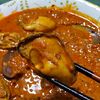 牡蠣とアミエビときゅうりの粕漬けのカレー