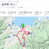 余市丘巡り２２ｋｍラン