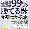 【書籍】1%の人が知っている99%勝てる株が見つかる本で、営業費用売上比率という言葉を知る