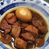 豚肩ロースの豚角煮とチリのカベルネ