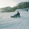 雪山に行ってもフィルムカメラのシャッターを切った。