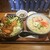 島ラー油唐揚げ丼とミニ沖縄そばセット【海人酒房】レビュー！！