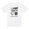 可愛いブタのコックと英字ロゴ。STUMPY プリントＴシャツ