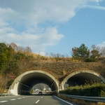 高知から大阪へ（大歩危峡、大代古墳トンネル、大鳴門橋、明石海峡大橋）