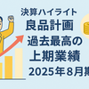 無印良品・良品計画（7453）決算！過去最高の上期業績を更新！通期予想も上方修正【2025年8月期】