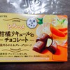 甘酸っぱくてほろ苦いフィリングが美味しい　柑橘リキュールのチョコレート